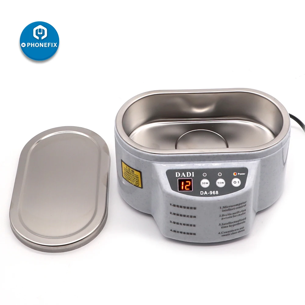 DA-968 Мини Ультразвуковой очиститель Ванна для очистки ювелирных изделий очки