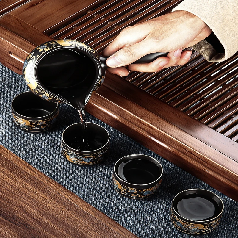 Керамическая чашка JIEWU в китайском стиле термостойкая чайная классическом