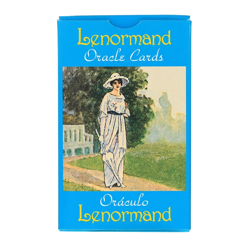 

Lenormand Oracle Cards Deck Tarot Cards Games English Version Tarot 44-card Divination Fate Board Game With English Paper Manual