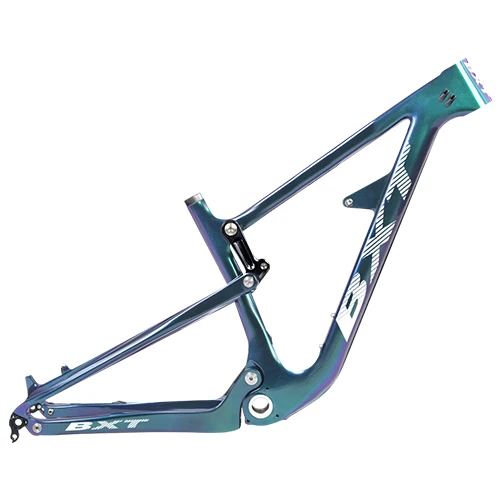 BXT Chameleon blue Полный комплект велосипедной подвески рама 29er BSA; углерод, волокно, рама для горного велосипеда 142*12 мм 150 мм, рама для велосипеда для путешествий 148*12 мм - Цвет: BXT Chameleon blue