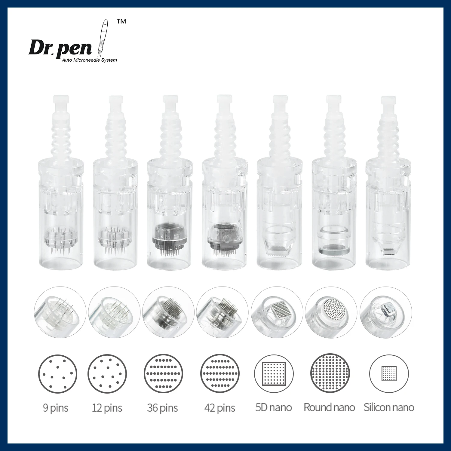

30 шт., сменные микроиглы для Dr Pen Ultima M5/M7/N2/E30