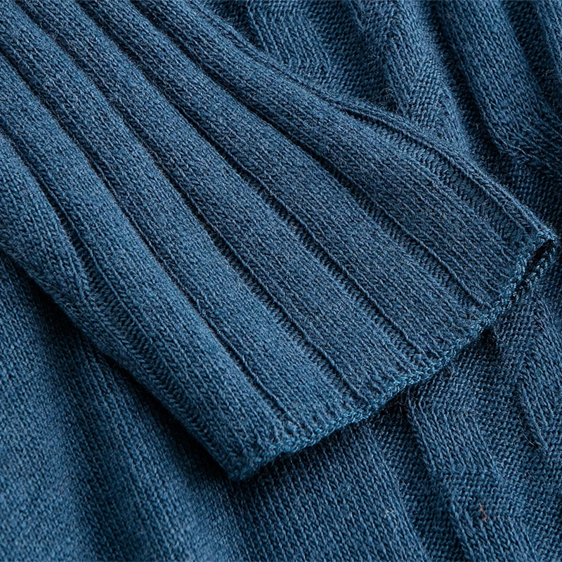 

Half High Collar Medium Length Wool Knitted Skirt Straight Tube Dress Autumn / Winter 2020 Fashion New Women's Wear Clothes