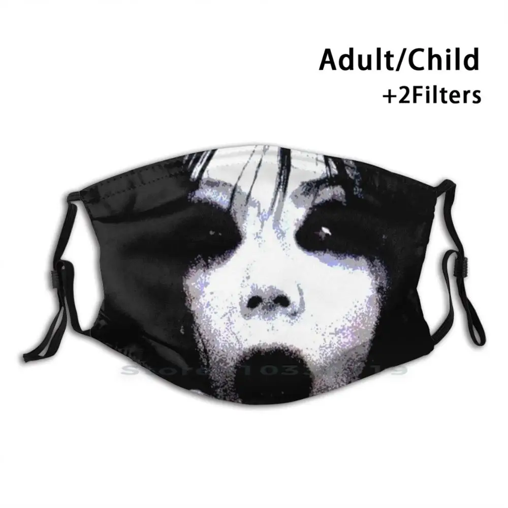 Ju On : The Grudge 2 Design Anti Dust Filter смываемая маска для лица Kids хоррор J культовый