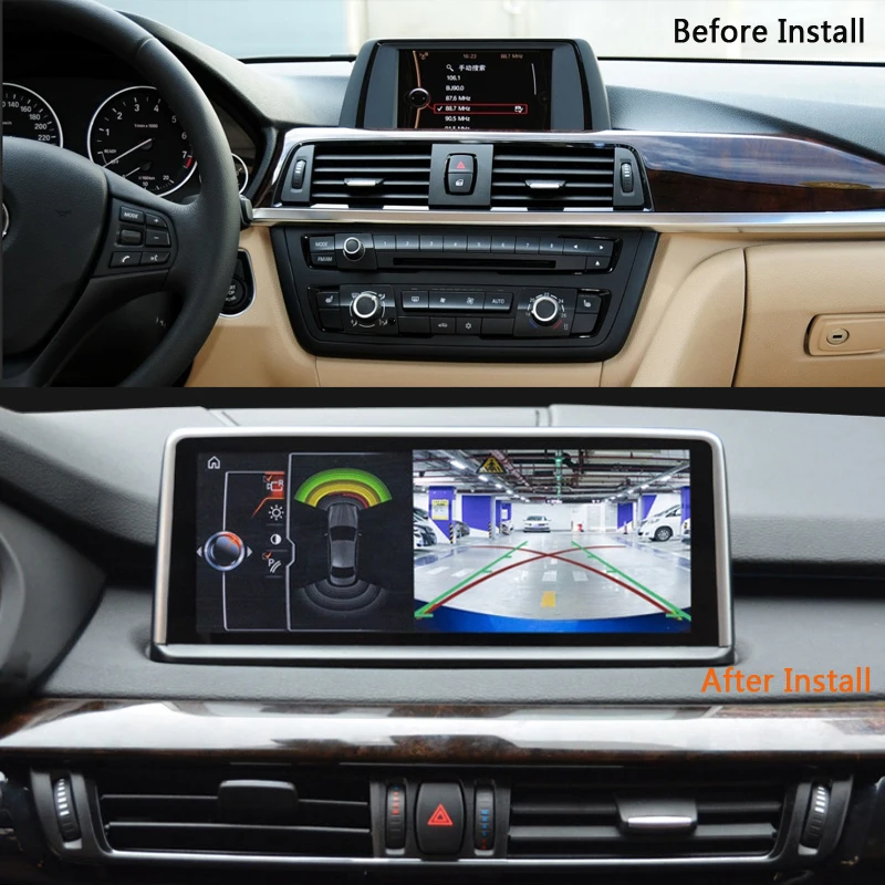 Автомобильный GPS-радиоприемник CarPlay 10 25 дюйма IPS Android для BMW F30/F31/F32/F33/F36 2013-2017