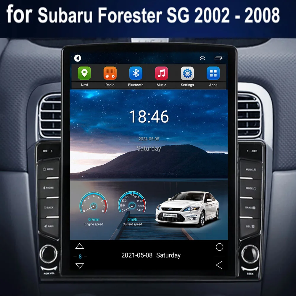 

9.7" Android 11 For Subaru Forester SG 2002 - 2008 Tesla Type Car Radio Multimedia Video Player Navigation GPS RDS no dvd