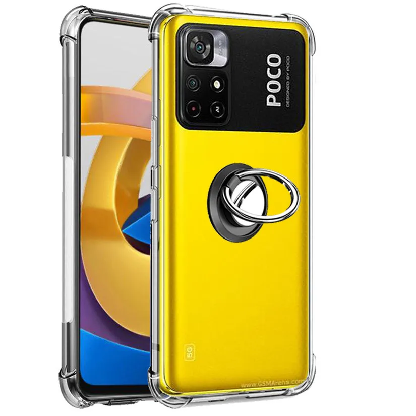 Cover Portafoglio Per Xiaomi Poco X4 Pro 5G - Pelle PU, A Libro, Con Slot Carte, Chiusura Magnetica E Stand - Marrone - 4