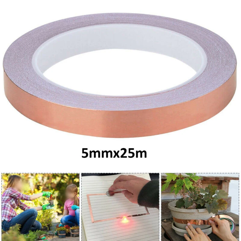 

5mm/10mm/20mm Copper foil tape Slug Tape Slug Snail Barrier Tape Durable