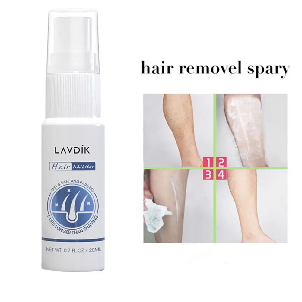 

30ml Permanant Hair Growth Removal Inhibitor Spray Body Bikini Legs Intimate Stop Hair Armpit Beard Painless X2R8