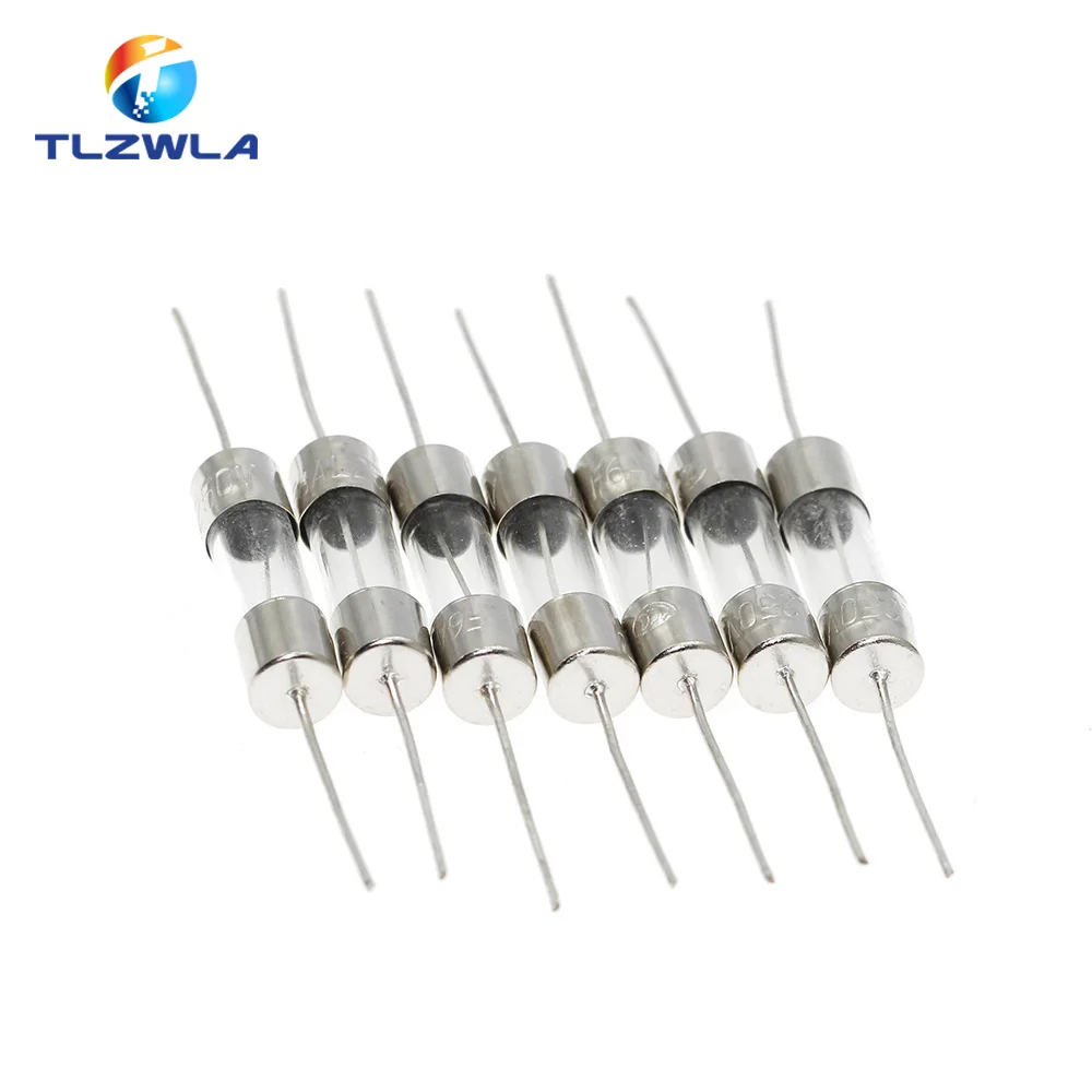 10PCS 5*20mm Axial Glass Fuse Fast Blow 250V With Lead Wire 5*20 F 0.5A/1A/2A/3A/3.15A/4A/5A/6.3A/8A/10A/12A/15A The fuse tube images - 2