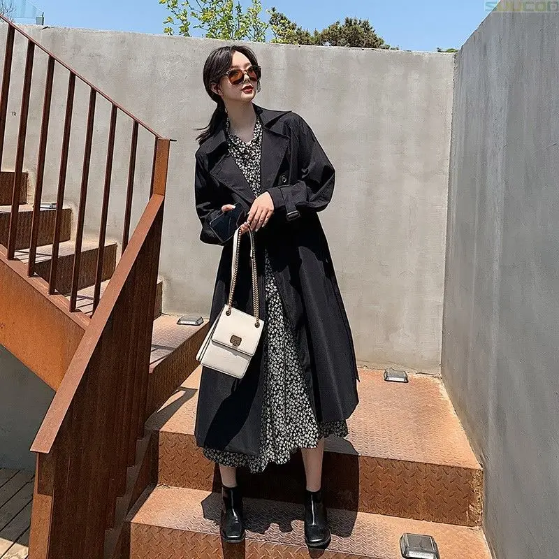 Длинное пальто для женщин черный Цвет Новый 2021 зима женский Макси куртки |