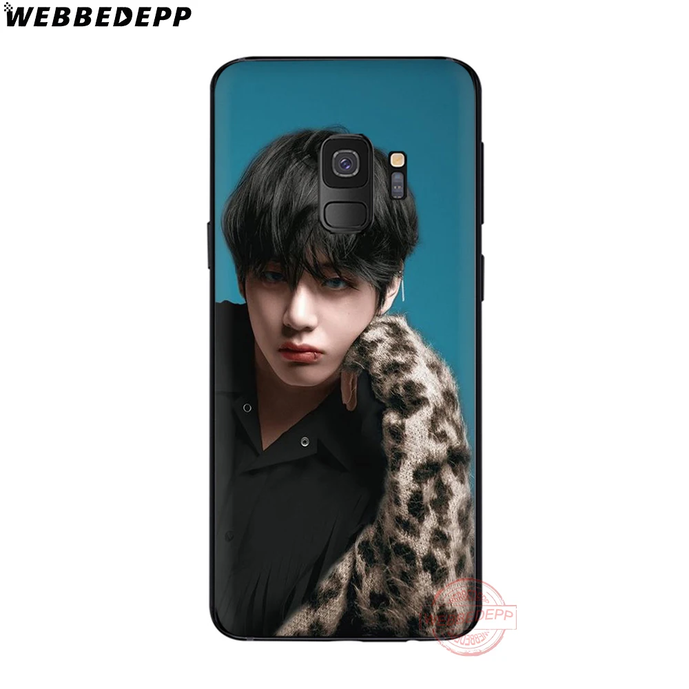 WEBBEDEPP Jimin Suga RM мягкий чехол для телефона с изображением цветов Samsung S6 S7 край S8 S9 S10