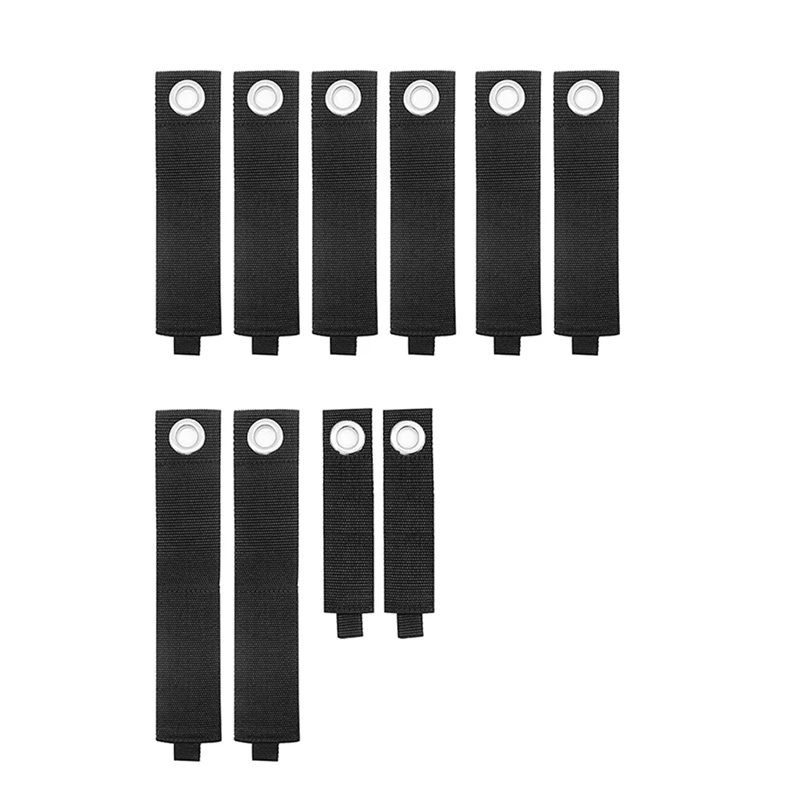 

10 Pack Heavy Duty Storage Straps,Extension Cord Holder Organizer With Loop Adjustable Strap Holder For Cables, Hoses