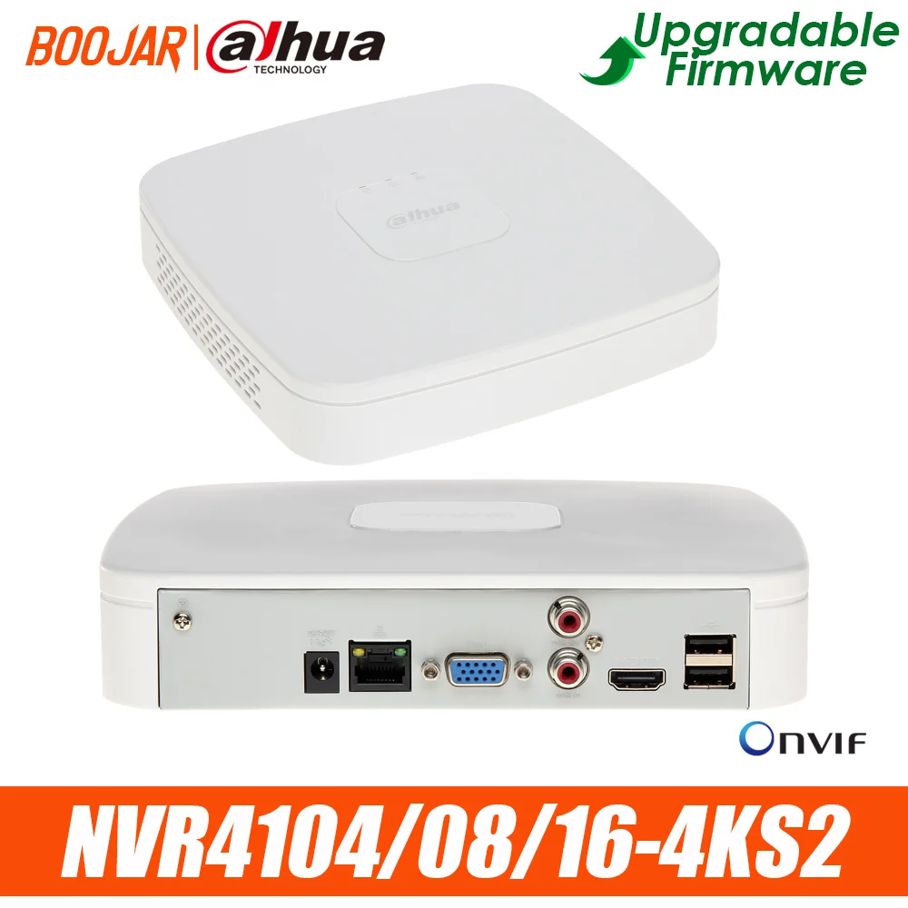 4k видеорегистратор dahua NVR4104-4KS2 NVR4108-4KS2 1SATA многоязычный ONVIF |