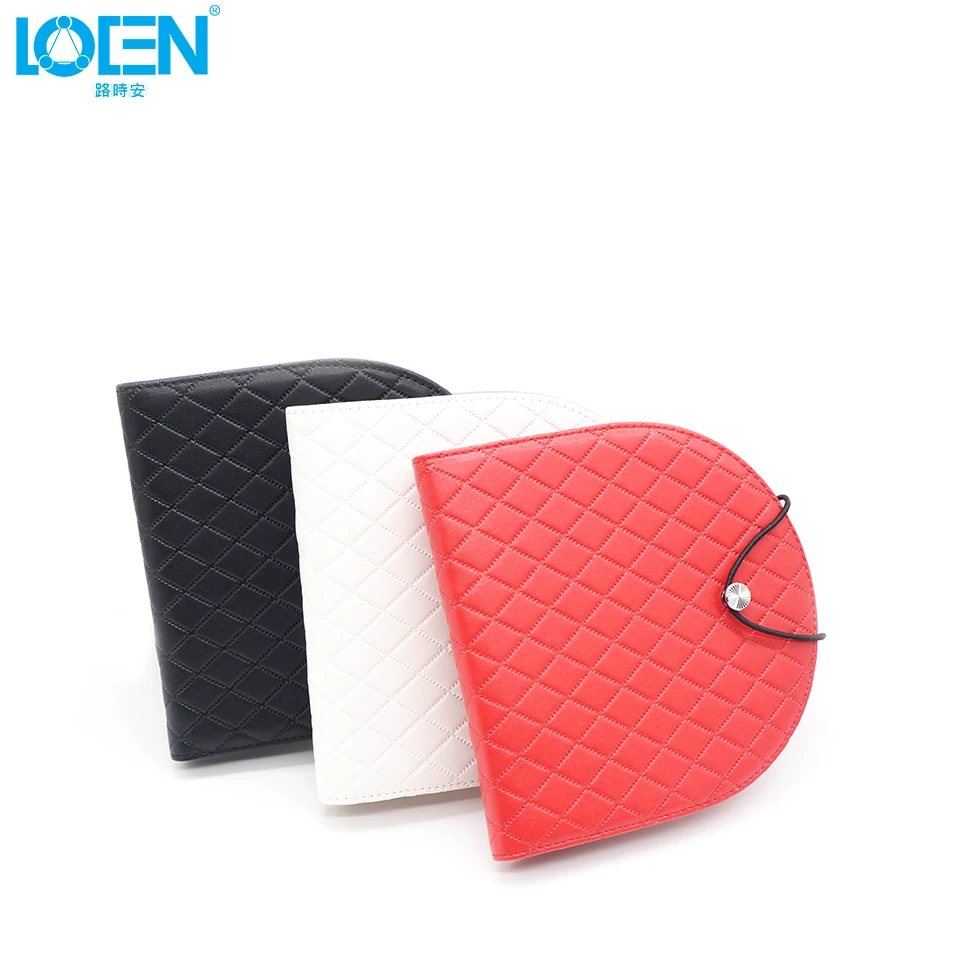 2021 Newest 20 Disc CD Holder DVD Case Storage Wallet VCD Organizer PU Leather Bag leather cd wallet dvd organizer holder | Автомобили и