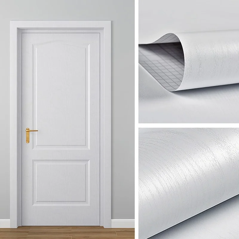 

Vinyl Wood Grain PVC Self Adhesive Waterproof Wallpaper Furniture Door Desktop Cabinets Wardrobe Wall Sticker Contact Paper