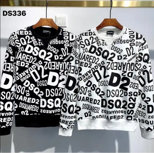 

Fashion Tide Brand Dsquared2 Women's/Men's Printed Unisex Casual Sweatshirt crewneck sweatshirt tye dye sweatshirt DS336