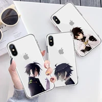 seraph of the end japan anime phone case transparent for iphone 6 7 8 11 12 s mini pro x xs xr max plus