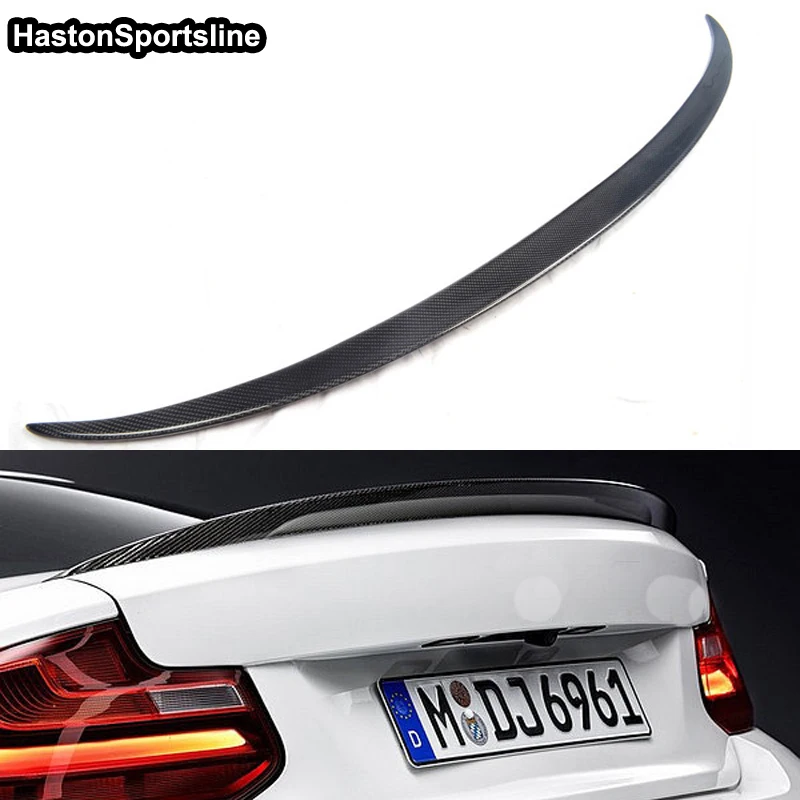 

For BMW 2 Series F22 P Style Carbon Fiber Rear Trunk Spoiler Car Wing 2014-2018