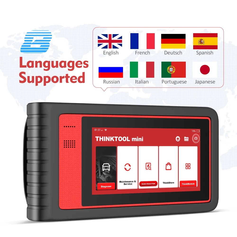 THINKCAR Thinktool Mini OBD2 сканер профессиональная полная система автомобиля