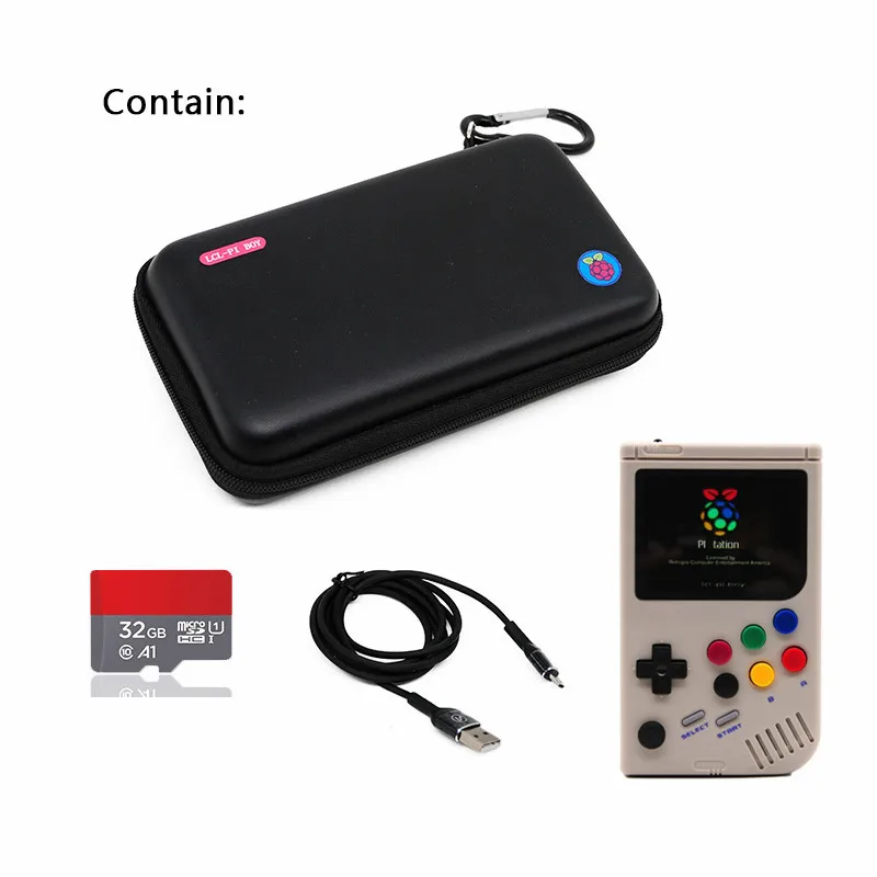 Портативная игровая консоль LCL-Pi Boy для Raspberry Pi 3A + 3 2 дюймов портативная со