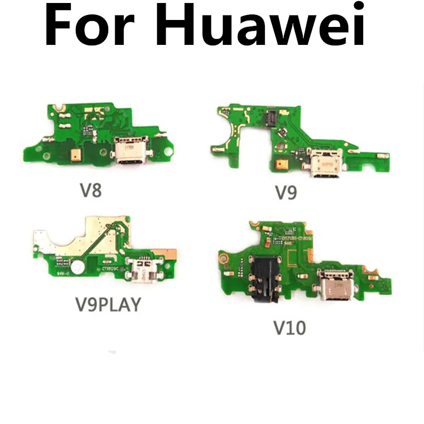 Для Huawei honor v8 v9 v9play v10 V20 USB зарядка материнская плата зарядная гибкий кабель Разъем