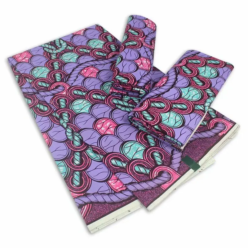 

Ankara Wax Fabric High Quality African Wax Print Fabric 100% Cotton Soft African Guaranteed Veritable Real Wax for Dress VL-85