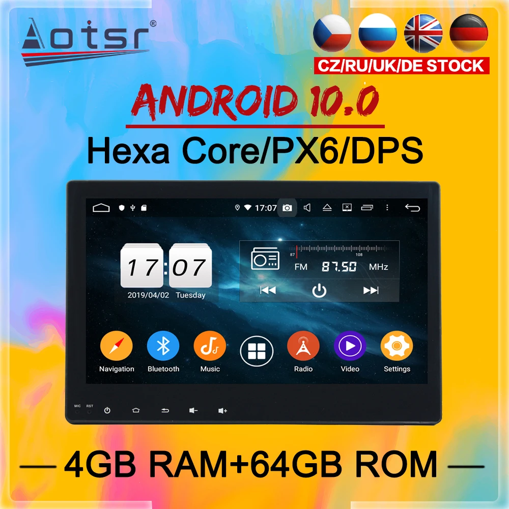 

2 Din IPS экран Android 10 DSP автомобильный мультимедийный плеер для Toyota Hilux 2016-2017 Навигация Аудио Радио WIFI BT стерео головное устройство