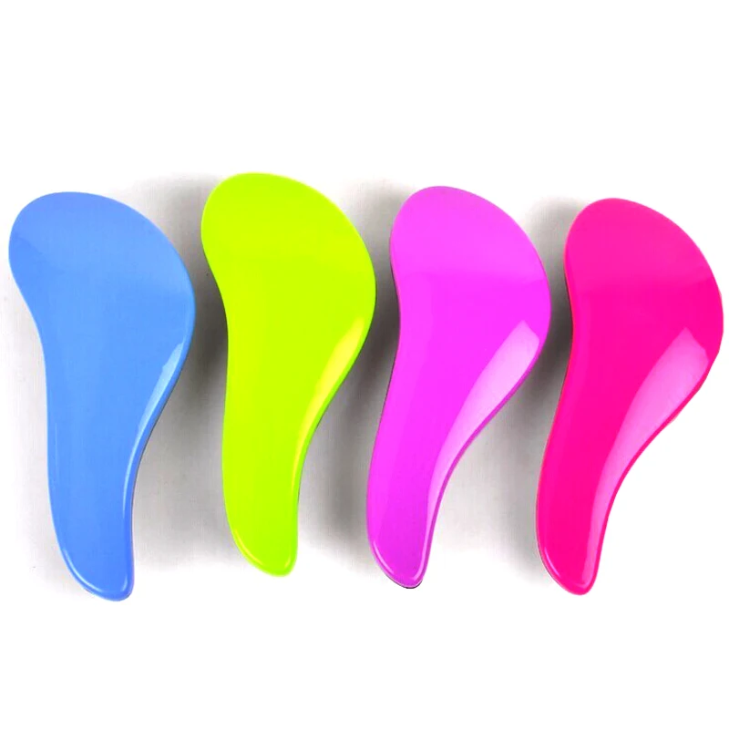 

3 Colors ABS Hair Message Brush Popular UK Style Detangle Hairbrush Ideal For Wet And Dry Hair Perfect Detangler Paddle Brush