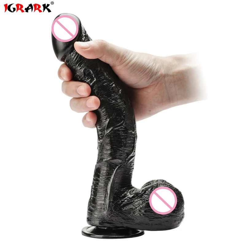 Ремень 30 см Огромный дилдо гигантский толстый присоска пенис интимные игрушки