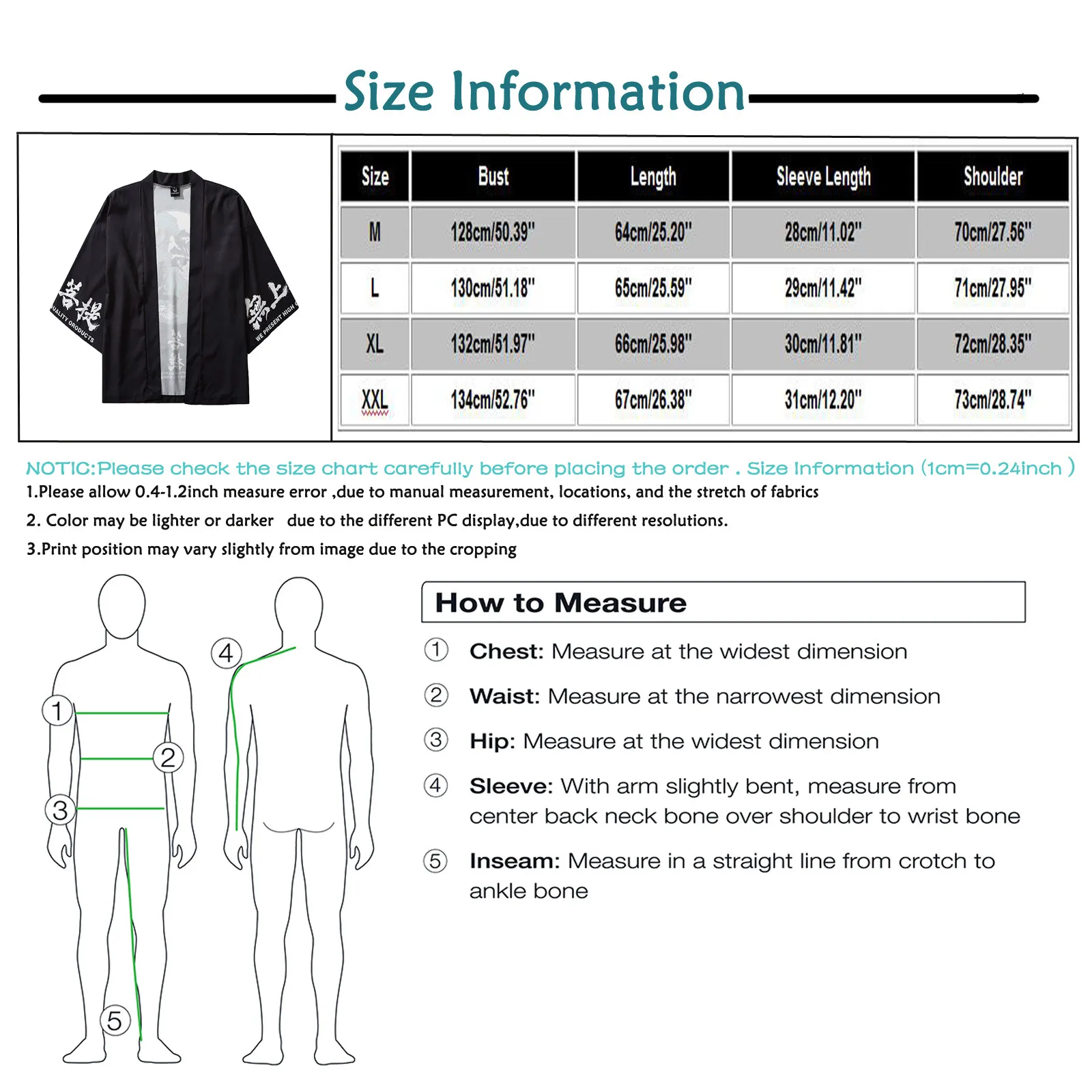 

Japanese Style Men Streetwear Kimono Cardigan Mens Retro Print Loose Three Quarter Sleeve Summer Cardigan High Street Tops