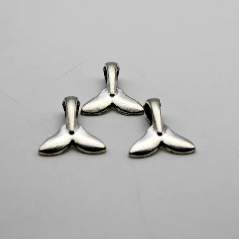 20pcs Wholesale Price Whale Tails Charms 17*17mm Antique Silver Plated Pendant For Handmade Jewelry Accessories | Украшения и