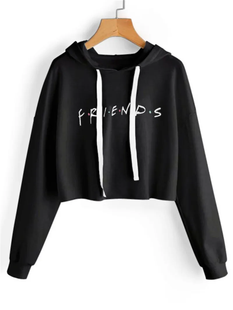 

2021 Friends Printing Hoodies Women Hooded Sweatshirts Girls Fashion Tops Clothing Long Sleeve Autumn Pullovers Wholesale