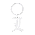 Death Note L двухмерный брелок из нержавеющей стали модный простой нишевый аниме ювелирные изделия Косплей унисекс брелок