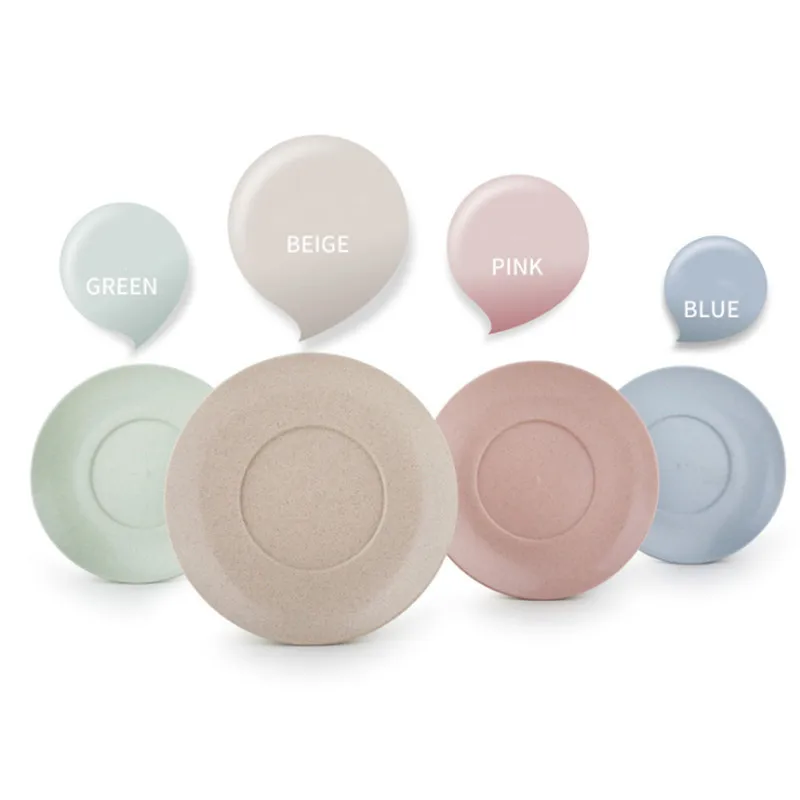 CTREE 4 шт./компл. креативная тарелка из чистой натуральной пшеничной соломы