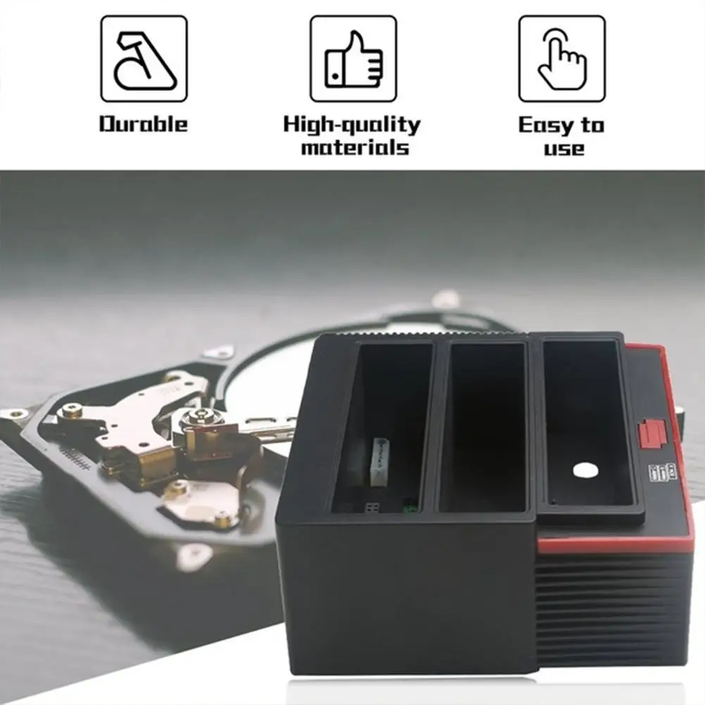 

2.5"/3.5" USB 3.0/Type C to 2 SATA 1 IDE HDD Hard Drive Hub TF Slot M2 Station Reader Disk Card SD Docking USB3.0 T3A6