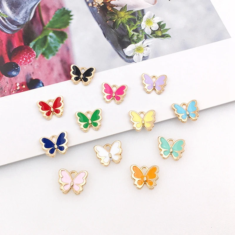 

120 Drops of Oil Butterfly Accessories Diy Korean Jewelry Accessories with Assorted 90 Lightning-Clouds