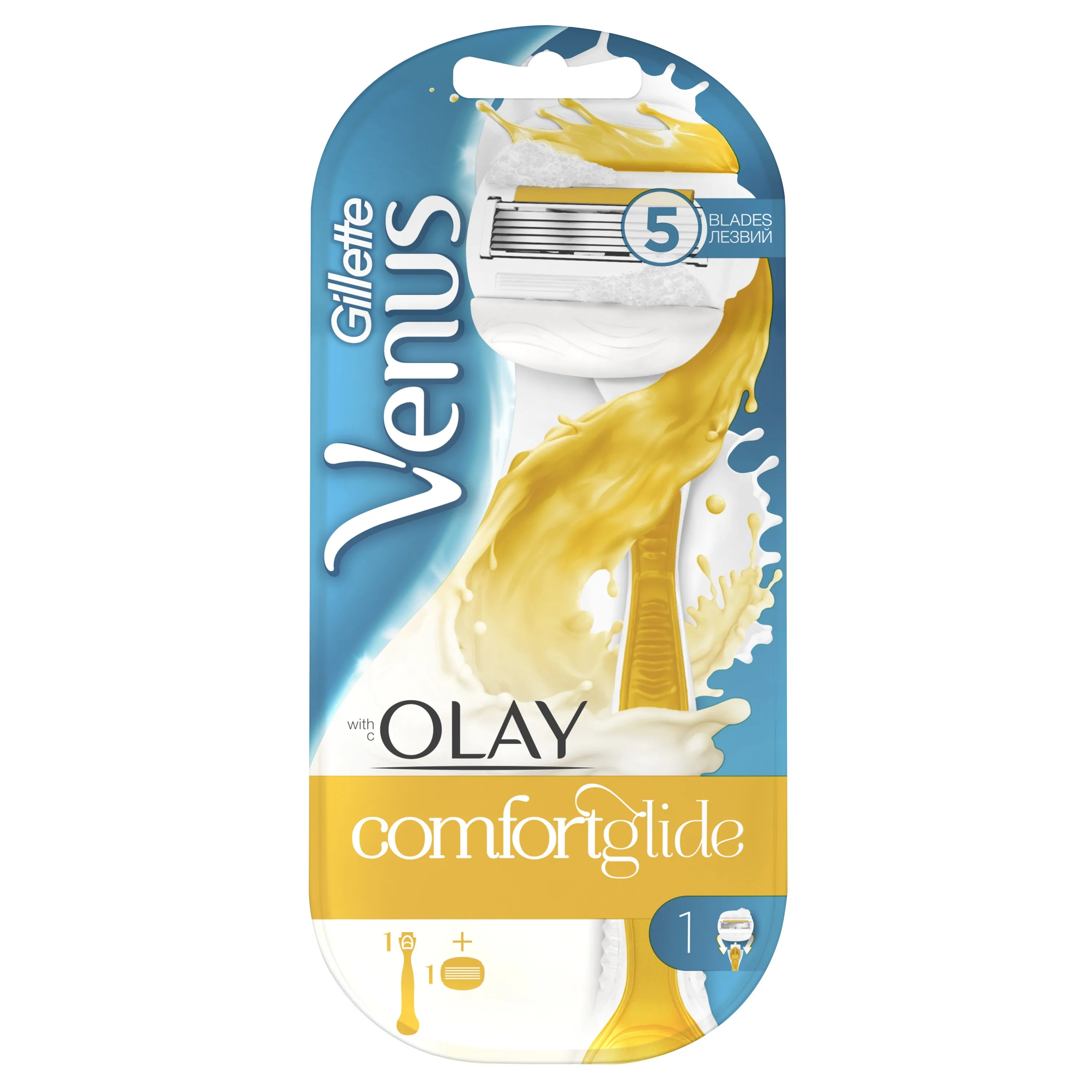 Бритва VENUS&ampOLAY с 1 сменной кассетой | Красота и здоровье