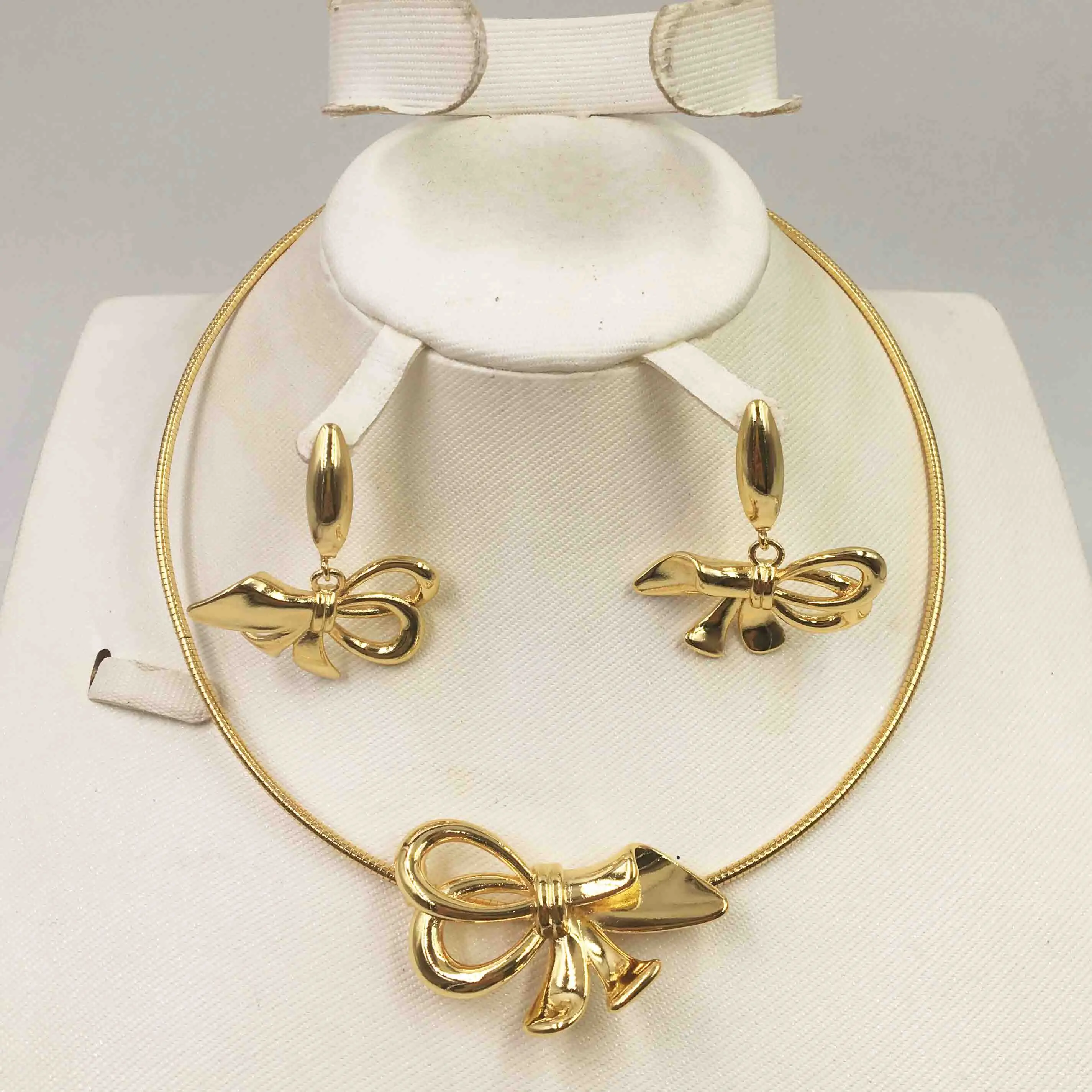 Лидер продаж Модный свадебный комплект ювелирных изделий из Дубая Африки