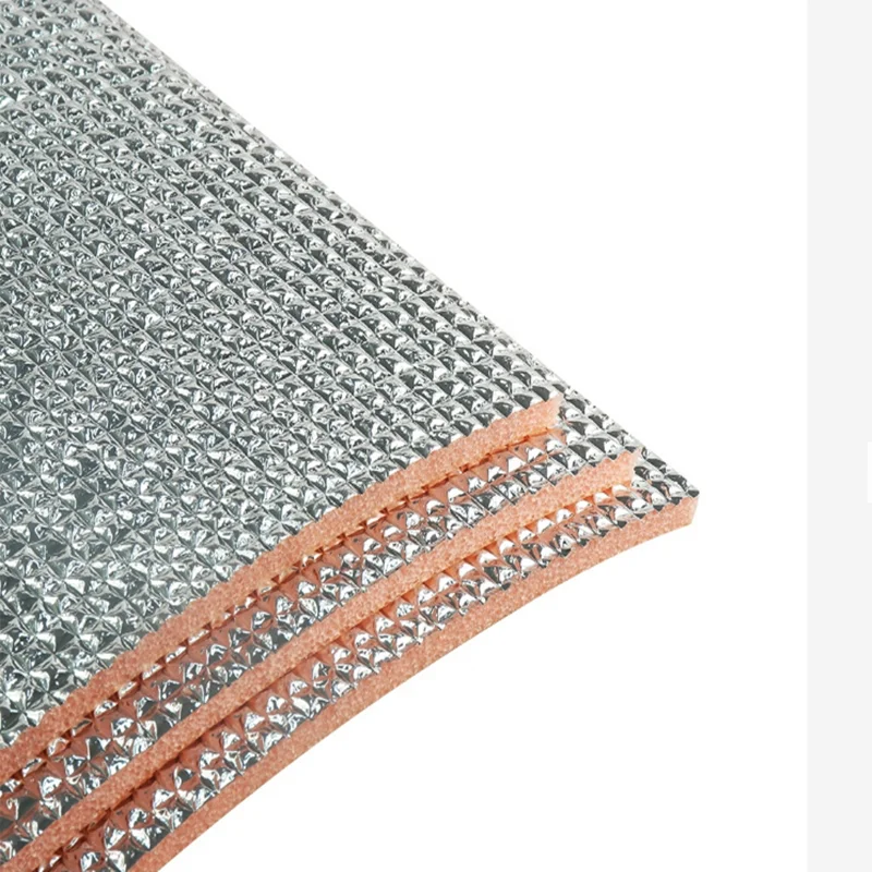 Заводская теплоизоляция с закрытыми ячейками алюминиевая фольга поперечное