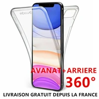 coque 360 for iphone 11 pro maxxsxxr 76s8 transparente antichoc silicone bumper