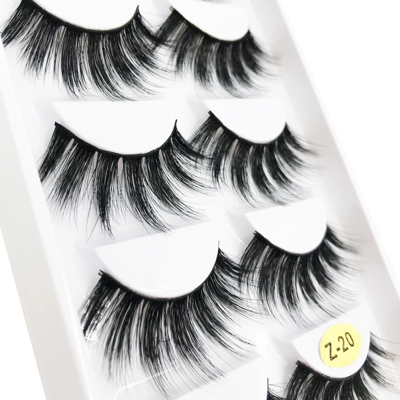 Лучший поставщик Z20 высококачественные 3D накладные ресницы оптом полный макияж