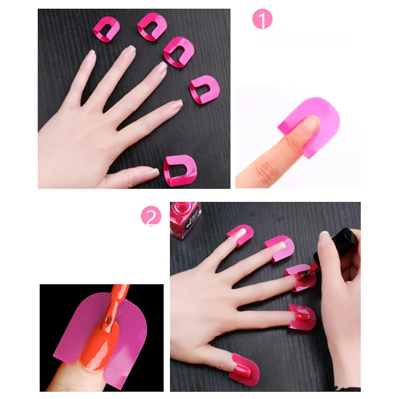 26 шт гелевая Форма для ногтей модель зажим маникюра дизайн непроливающаяся