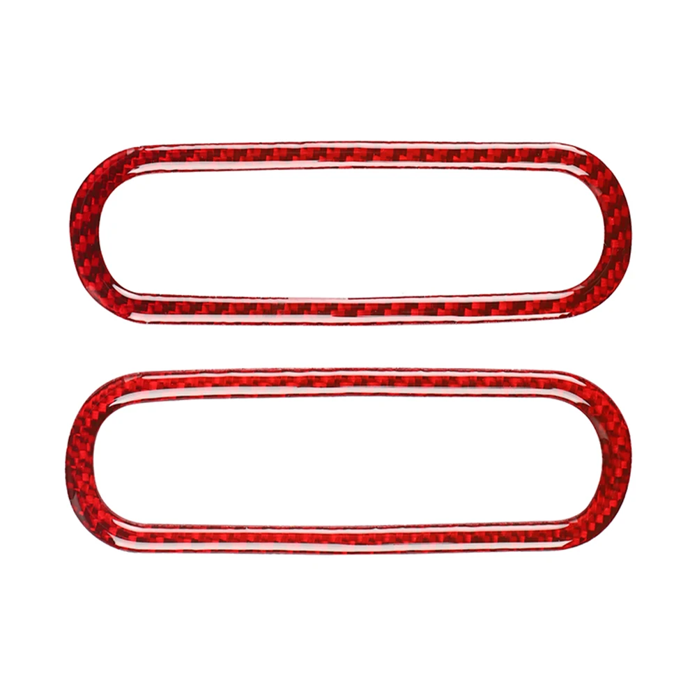 

Carbon Fiber Car Door Air Conditioner Outlet Vent Auto Stickers For Ford Mustang 2009-2013 Car Accessories Car Sticker Styling