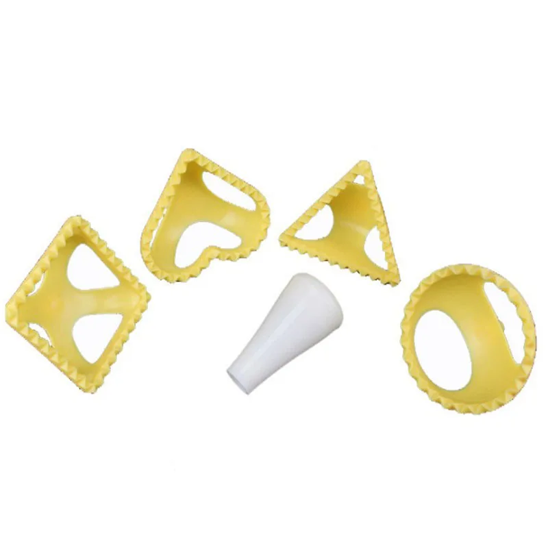 

Kitchen dumplings mold Italian dumplings five-piece set of creative triangle round dumpling kneading machine