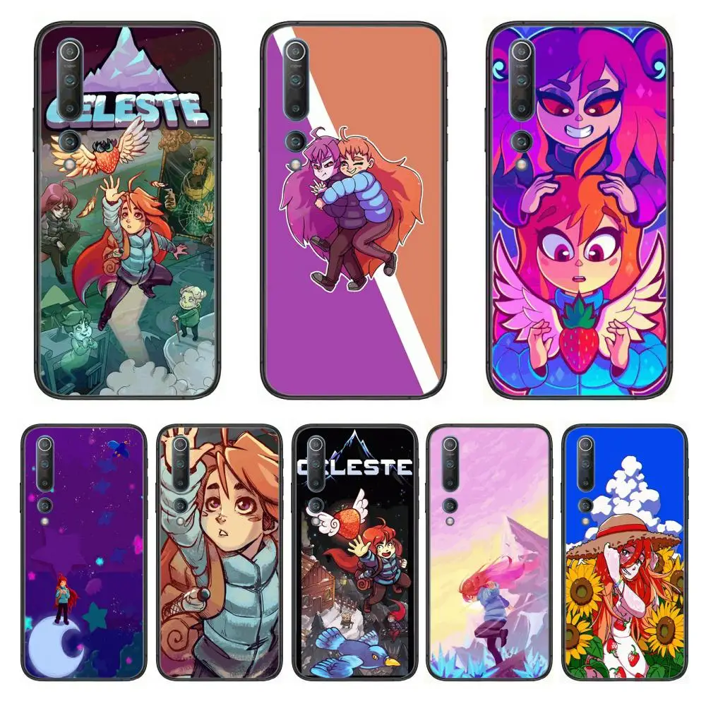 

Steam Game Celeste Phone Case For xiaomi mi11 5g 10 liti Ultra 9Pro SE 3 8 Note Anime Black Cover Silicone Back Pretty tpu