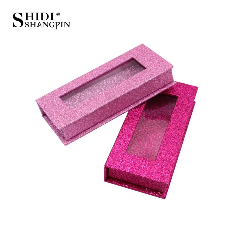 Оптовая продажа ресниц коробки норковые ресницы коробка блестящая ложный