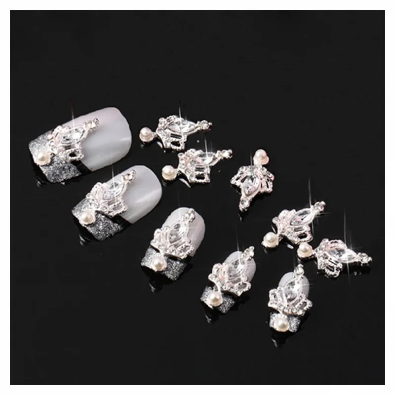 10 шт. 3D Искусственные металлические ногти | Красота и здоровье