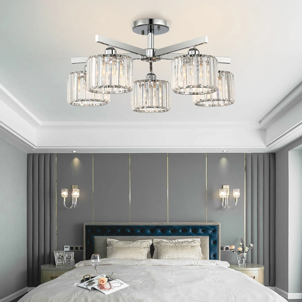 Топ Роскошная Современная Потолочная люстра светильник ing для гостиной