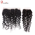 Бразильские кружева холодной завивки, фронтальная сетка 13X4, предварительно выщипанные прозрачные кружева, сетка от уха до уха, закрытие из натуральных волос