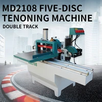 Woodworking Machinery MD2108 Five-disc Tenoning Machine Five-disc According to Single RailDouble Rail Five-disc Tenon Machine